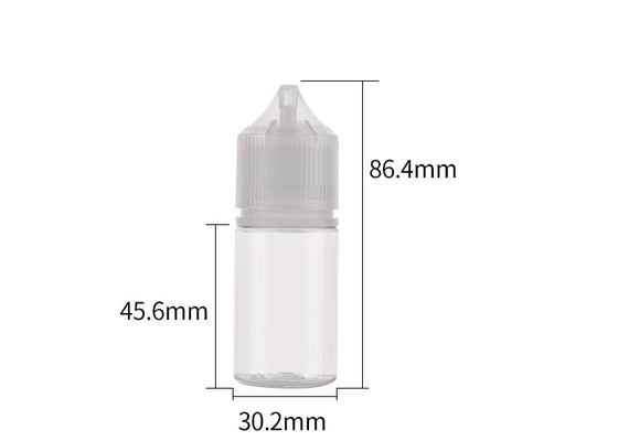 30 مل زجاجة قطارة قصيرة V3 مع زجاجات سائل نكهة CRC PET