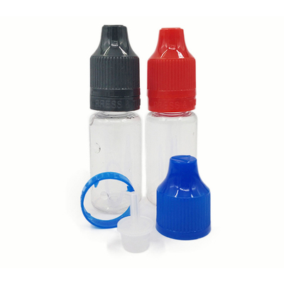 10ml/0.34oz زجاجات قطرات بلاستيكية من البيت يمكن ضغطها
