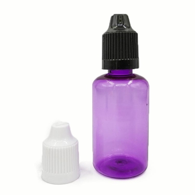 30 مل زجاجات قطرات بلاستيكية قابلة للضغط زجاجات قطرات سائل العين مع غطاء ضد التسرب بلاستيكي
