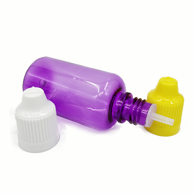 30 مل زجاجات قطرات بلاستيكية قابلة للضغط زجاجات قطرات سائل العين مع غطاء ضد التسرب بلاستيكي