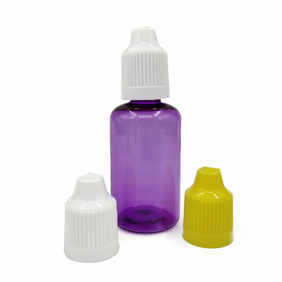 30 مل زجاجات قطرات بلاستيكية قابلة للضغط زجاجات قطرات سائل العين مع غطاء ضد التسرب بلاستيكي