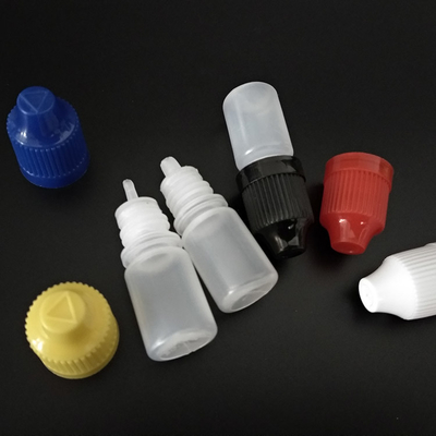 زجاجات قطرات بلاستيكية مسطحة السطح 10ml 15ml 20ml 30ml 40ml 50ml 60ml 70ml 100ml 120ml