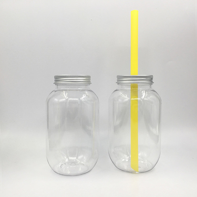 زجاجات الشاي الحليبية المعزولة ضد التسرب مع مقبض التصميم الحديث 120ml-500ml سعة لون واضح