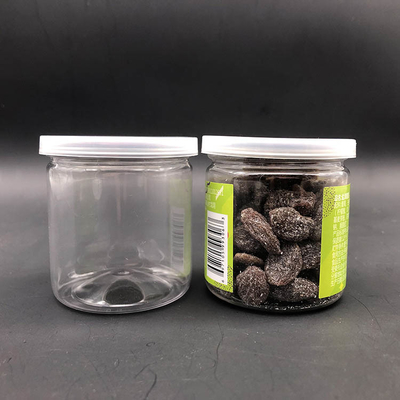 الصف الغذائي العلب البوب بي تي بلاستيكية واضحة الزجاجات مع قطر 80mm 300# الألومنيوم سهلة فتح نهاية