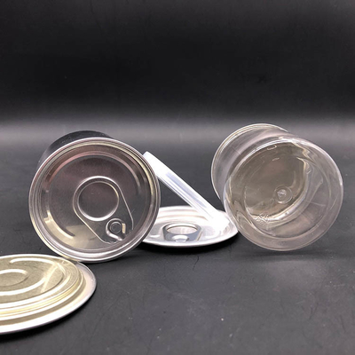 الصف الغذائي العلب البوب بي تي بلاستيكية واضحة الزجاجات مع قطر 80mm 300# الألومنيوم سهلة فتح نهاية