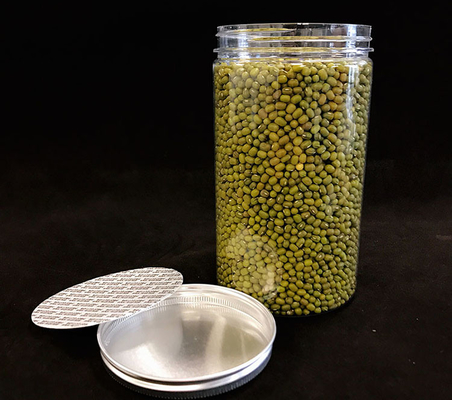 تخصيص 30g 50g بطاقة PET التعبئة التجميلية البلاستيكية الحاوية الفارغة الكريم الأسود الجرة مع أغطية بلاستيكية