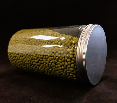 تخصيص 30g 50g بطاقة PET التعبئة التجميلية البلاستيكية الحاوية الفارغة الكريم الأسود الجرة مع أغطية بلاستيكية