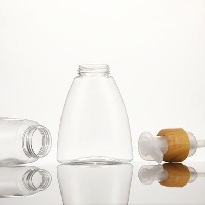 زجاجات اللوشن البلاستيكية البيت بما في ذلك إغلاق القالب الخاطئ مثالية للتغليف التجميلي والرعاية الصحية