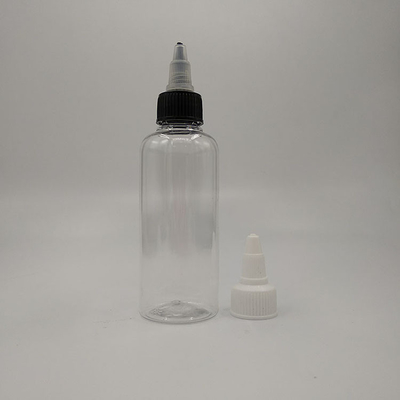 زجاجات بلاستيكية صافية في 15ml-100ml سعة لختم مخصص