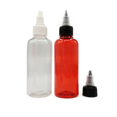 زجاجات بلاستيكية صافية في 15ml-100ml سعة لختم مخصص