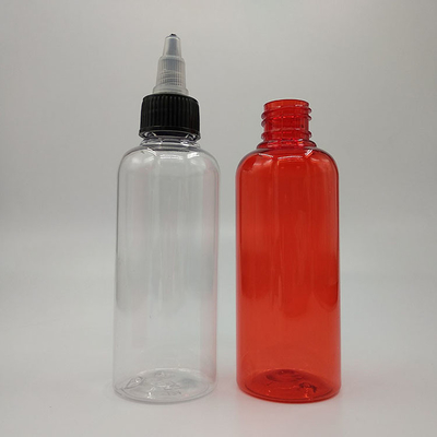 زجاجات بلاستيكية صافية في 15ml-100ml سعة لختم مخصص