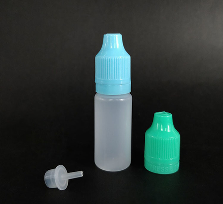 زجاجات قطرات شفافة سوداء مخصصة 10ml-120ml سطح ناعم للتخزين السائل