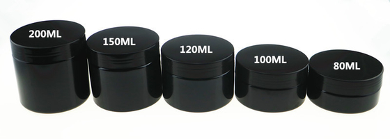 التعبئة والتغليف التجميلي الصف الغذائي العسل جرة 150ml 250ml الصقيع صافي اللون الحمراء الحيوانات الأليفة البلاستيكية كريم جرة
