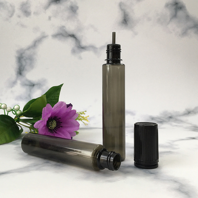 طابعة مخصصة زجاجة سائل مع عنق مضاد للأطفال شفافة 10ml-100ml سعة