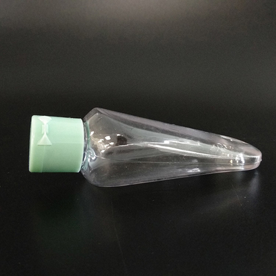 زجاجات مستحضرات التجميل البلاستيكية الواضحة مع طوق في 30ml 50ml و 60ml الأحجام