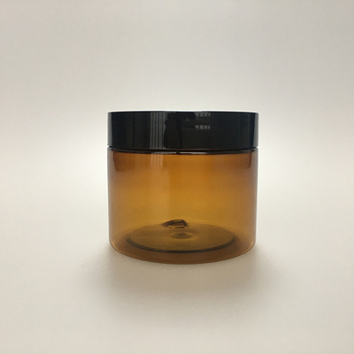 الصف الغذائي حسب الطلب الفارغة الكبيرة بطاقة PET التعبئة والتغليف 100g 150g 200g 8oz 4oz التجميل واضحة بيضاء سوداء بلاستيكية وعاء مع غطاء