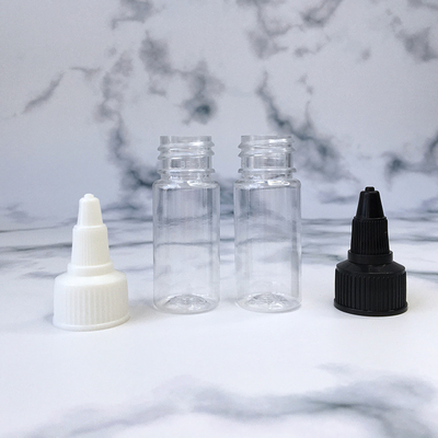 خصيص 30ml-100ml البلاستيك المسمار أعلى الجيرات مع لوحة الملصق
