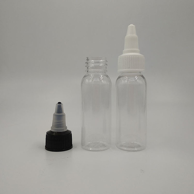 نوع الختم المخصص زجاجات بلاستيكية ملفوفة السعة 15ml 30ml 50ml 70ml 80ml 100ml