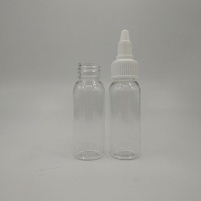 نوع الختم المخصص زجاجات بلاستيكية ملفوفة السعة 15ml 30ml 50ml 70ml 80ml 100ml