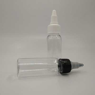 نوع الختم المخصص زجاجات بلاستيكية ملفوفة السعة 15ml 30ml 50ml 70ml 80ml 100ml