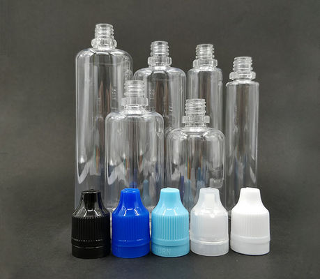 زجاجات قطرات بلاستيكية شفافة طباعة شعار مخصصة 5000 قطعة مثالية للتعبئة السائلة الزيوت الأساسية والمصلات