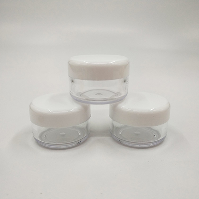 عبوة تجميل بلاستيكية سليمة السطح 10ml 15ml 30ml 60ml 80ml 100ml 120ml 150ml مع تصميم شفاف