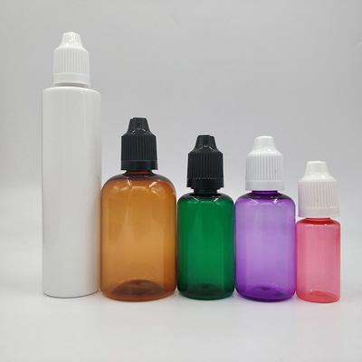 تخصيص الطباعة الزجاجات الملونة للسائل في 10ml 15ml 30ml 60ml 80ml 100ml