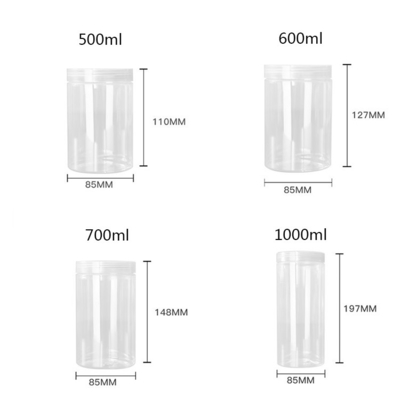 وعاء تخزين التجميل المخصص لمختلف السعة 10ml 15ml 30ml 60ml 80ml 100ml 120ml 150ml