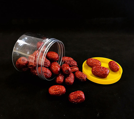حاوية تجميل بلاستيكية ذات شعار مخصص مع الختم و غسيل من ورق الألومنيوم