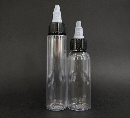 طراز الختم المخصص زجاجات بلاستيكية صغيرة مقبض عليها 15 مل 30 مل