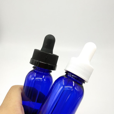زجاجات 10 مل كوب نوع قطرة الموزع الشفاف الأسود تخصيص