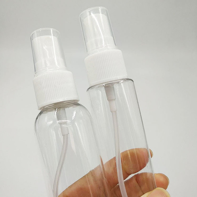 زجاجة رش البلاستيكية الشفافة لـ PET لسطحات ناعمة سعة 10ml 15ml 30ml 50ml 60m 70ml 100ml 200ml 500ml