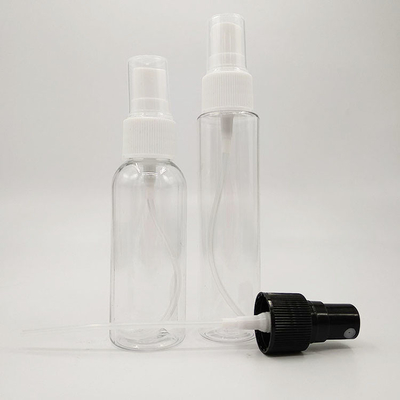 زجاجة رش البلاستيكية الشفافة لـ PET لسطحات ناعمة سعة 10ml 15ml 30ml 50ml 60m 70ml 100ml 200ml 500ml