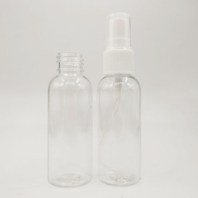 زجاجة رش البلاستيكية الشفافة لـ PET لسطحات ناعمة سعة 10ml 15ml 30ml 50ml 60m 70ml 100ml 200ml 500ml