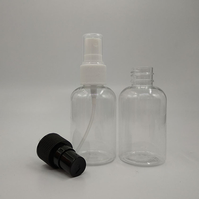 زجاجة رش البلاستيكية الشفافة لـ PET لسطحات ناعمة سعة 10ml 15ml 30ml 50ml 60m 70ml 100ml 200ml 500ml