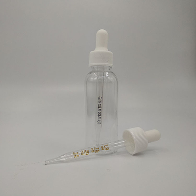 زجاجية بلاستيكية زجاجات قطرات سعة 10ml 15ml 20ml 30ml 40ml 50ml 60ml 70ml 100ml 120ml الطباعة 5000pcs