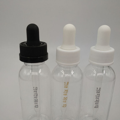 زجاجية بلاستيكية زجاجات قطرات سعة 10ml 15ml 20ml 30ml 40ml 50ml 60ml 70ml 100ml 120ml الطباعة 5000pcs