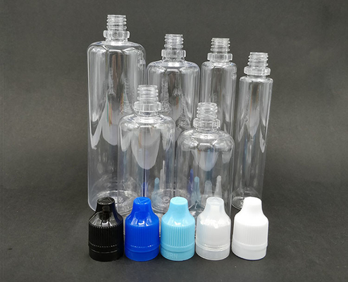 زجاجة E سائل لسائل E 10ml 15ml 30ml 60ml 80ml 100ml طباعة حسب الألوان