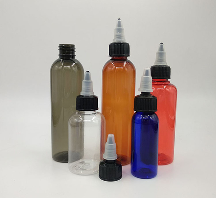 زجاجات مستديرة متعددة الاستخدامات لسائل 10ml 15ml 30ml 60ml 80ml 100ml سعة
