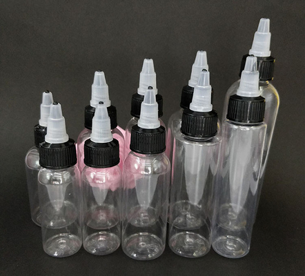 زجاجات مستديرة متعددة الاستخدامات لسائل 10ml 15ml 30ml 60ml 80ml 100ml سعة