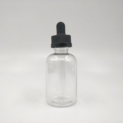 تخصيص زجاجات قطرات بلاستيكية 10ml 15ml 20ml 30ml 40ml 50ml 60ml 70ml 100ml 120ml غطاء المسمار شفاف