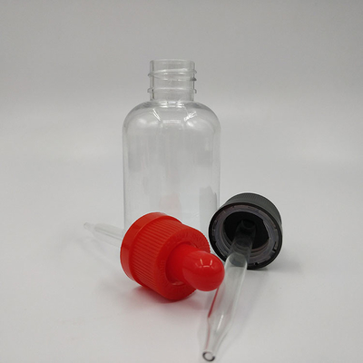 تخصيص زجاجات قطرات بلاستيكية 10ml 15ml 20ml 30ml 40ml 50ml 60ml 70ml 100ml 120ml غطاء المسمار شفاف