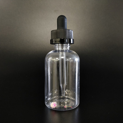 تخصيص زجاجات قطرات بلاستيكية 10ml 15ml 20ml 30ml 40ml 50ml 60ml 70ml 100ml 120ml غطاء المسمار شفاف