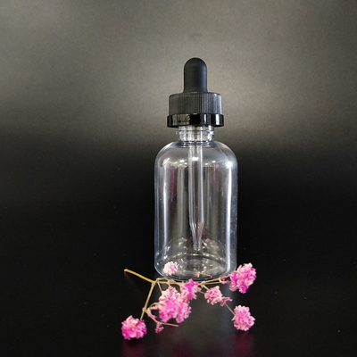 تخصيص زجاجات قطرات بلاستيكية 10ml 15ml 20ml 30ml 40ml 50ml 60ml 70ml 100ml 120ml غطاء المسمار شفاف
