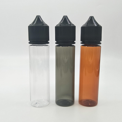 60 مل زجاجة سائل شفافة E شكل مستدير لتغليف عصير الـ Vape