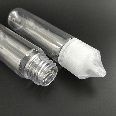 60 مل زجاجة سائل شفافة E شكل مستدير لتغليف عصير الـ Vape