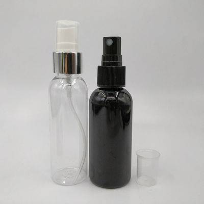 زجاجة رش البلاستيكية الشفافة 10ml 15ml 30ml 50ml 60m 70ml 100ml 200ml 500ml دائمة وشفافة