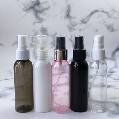 زجاجة رش البلاستيكية الشفافة 10ml 15ml 30ml 50ml 60m 70ml 100ml 200ml 500ml دائمة وشفافة