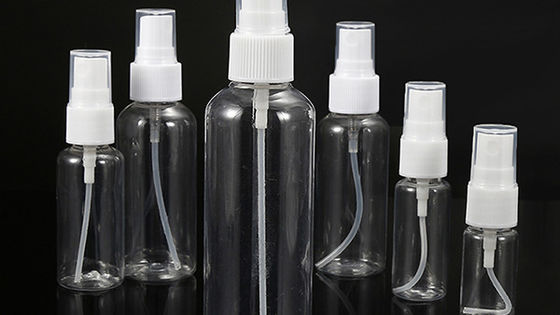 زجاجة رشاش PET قابلة لإعادة التعبئة يوميًا 10ml 15ml 30ml 50ml 60ml 70ml 100ml 200ml 500ml