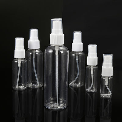 زجاجة رشاش PET قابلة لإعادة التعبئة يوميًا 10ml 15ml 30ml 50ml 60ml 70ml 100ml 200ml 500ml